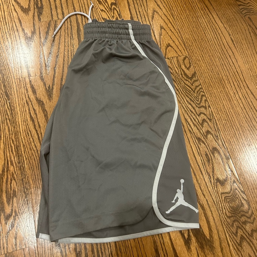 Gray Jordan dri fit shorts
